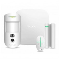 Комплект бездротової сигналізації Ajax HDR StarterKit Cam Plus White