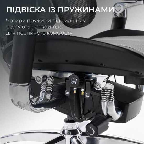 Крісло офісне Sihoo Doro S300 Mesh Dark Grey (S300-M201)