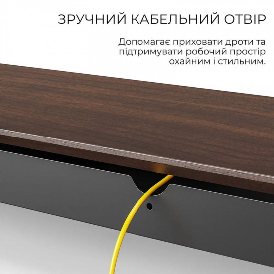 Підставка для монітора OfficePro MR161DW Dark Wood/Black
