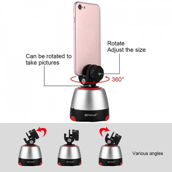 Головка для панорамної зйомки Puluz PU360R, червоний (PU360R)