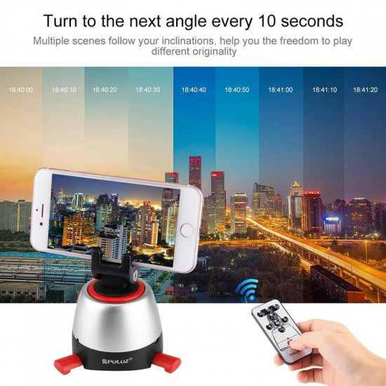 Головка для панорамної зйомки Puluz PU360R, червоний (PU360R)