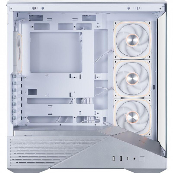 Корпус 1stPlayer GM7-SV-3FN7R-W-1FN7-W Silver