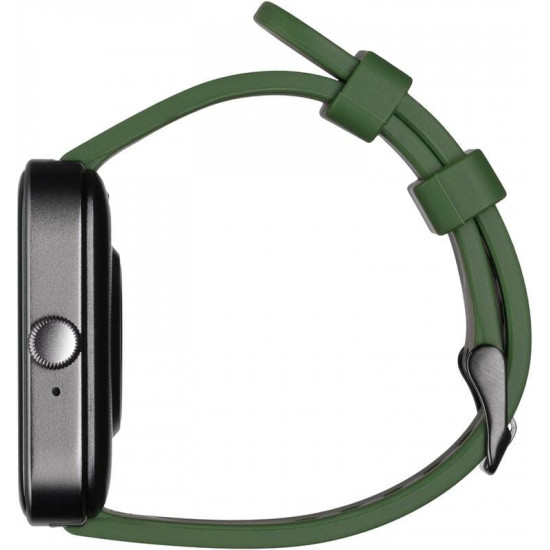 Смарт-годинник 2E Alpha SQ Music Edition 46 mm Black/Green (2E-CWW40BKGN-WS)