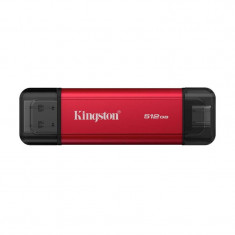 Накопичувач зовнішній SSD 512GB Kingston Dual Portable Red (SPSD/512GB)