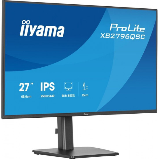 Монітор Iiyama 27" ProLite XB2796QSC-B1 IPS Black