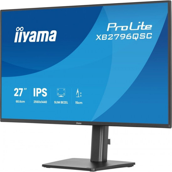 Монітор Iiyama 27" ProLite XB2796QSC-B1 IPS Black