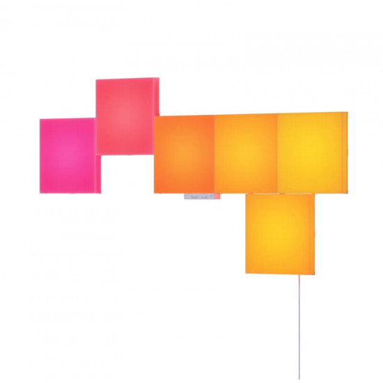 Розумні світлові панелі Nanoleaf Blocks Squares Smarter Kit з підтримкою HomeKit і Matter, 6 шт. (N8100K02-6BS)