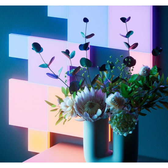 Розумні світлові панелі Nanoleaf Blocks Squares Smarter Kit з підтримкою HomeKit і Matter, 6 шт. (N8100K02-6BS)