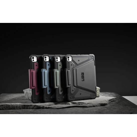 Чохол-книжка Urban Armor Gear Metropolis SE для Apple iPad Pro 11" (5th Gen 2024) Bordeaux (124475119049)