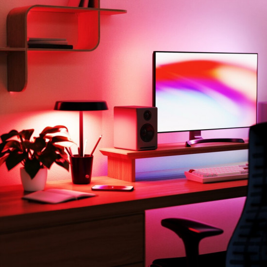 Настільна лампа Nanoleaf Umbra Cup, RGBW, Apple HomeKit, Matter Black (SQUB0300-1Cup)