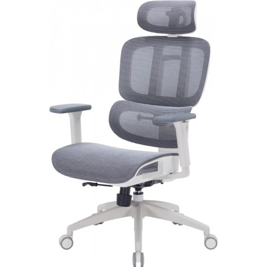 Крісло офісне Officepro Skyline White/Dark Gray (OC680-W-DG-DG)