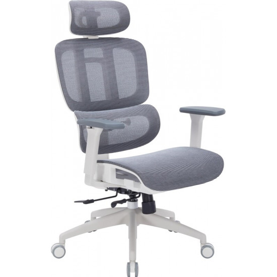 Крісло офісне Officepro Skyline White/Dark Gray (OC680-W-DG-DG)
