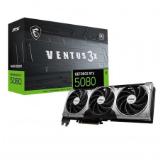 Відеокарта GF RTX 5080 16GB GDDR7 Ventus 3X OC MSI (GeForce RTX 5080 16G VENTUS 3X OC)