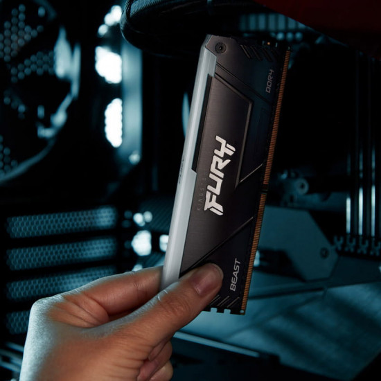 Модуль пам`яті DDR4 16GB/3200 Kingston Fury Beast RGB (KF432C16BB12A/16WP)