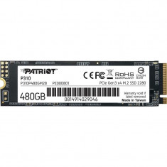 Накопичувач SSD  480GB Patriot P310 M.2 2280 PCIe NVMe 3.0 x4 TLC (P310P480GM28)
