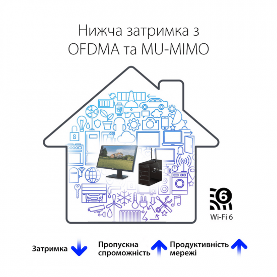 Бездротовий адаптер Asus PCE-AX1800 (90IG07A0-MO0B00)