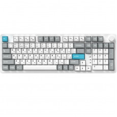 Клавіатура бездротова GamePro Asgard Drakkar Keychron Super Red Switch White (MK305WH)