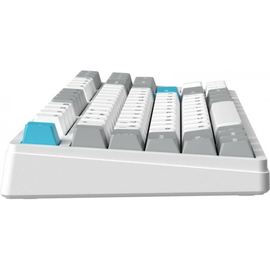 Клавіатура бездротова GamePro Asgard Ragnar Keychron Super Red Switch White (MK285WH)