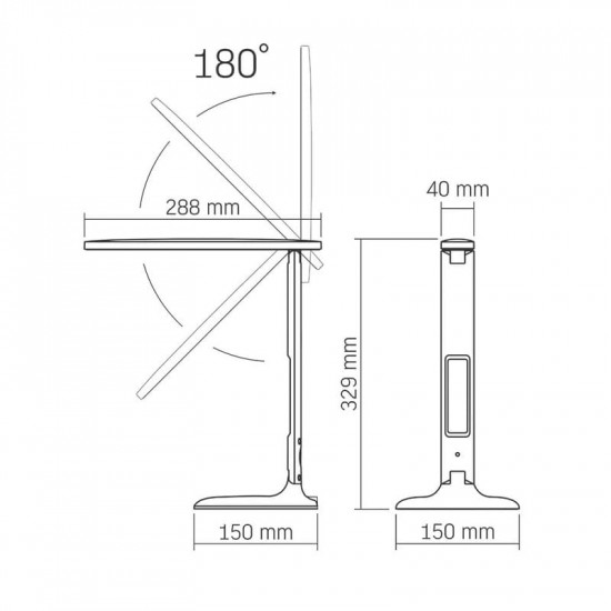 Настільна лампа Videx 7W White (VL-TF05W)