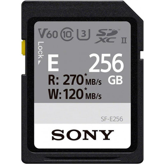 Карта пам`ятi SDXC 256GB UHS-II U3 Class 10 Sony Entry R270/W120MB/s (SFE256.ET4)