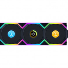 Вентилятор Lian Li Uni Fan SL Wireless LCD 120-3 Reverse Black (G99.12RSLLCD1W3B.00)