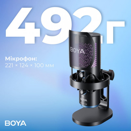 Мікрофон BOYA K5-02 RGB Black