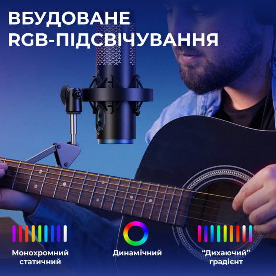 Мікрофон BOYA K5-02 RGB Black