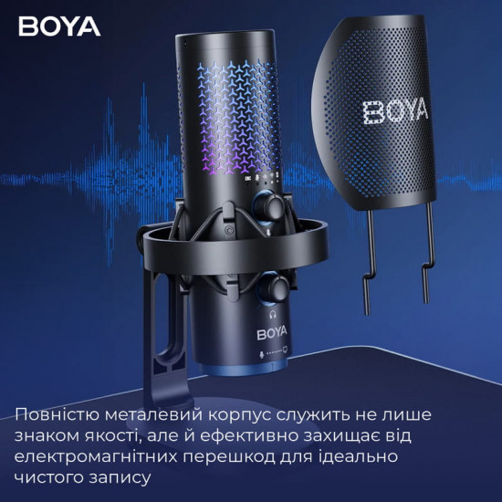 Мікрофон BOYA K5-02 RGB Black