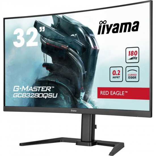 Монітор Iiyama 31.5" G-Master GCB3280QSU-B2 VA Black 180Hz Curved