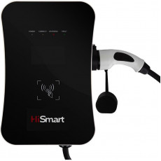 Зарядна станція для електромобілів HiSmart Type 2, 22kW, 32A, 3-фазна, кабель Duosida 5м (EV200085)