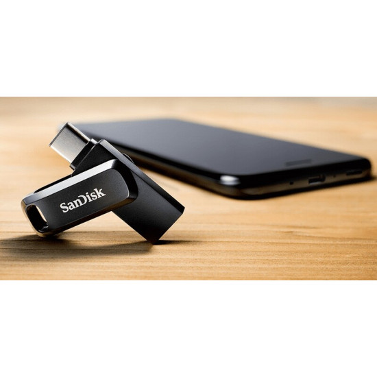 Флеш-накопичувач USB 256GB Type-C SanDisk Dual Drive Go Black (SDDDC3-256G-G46)