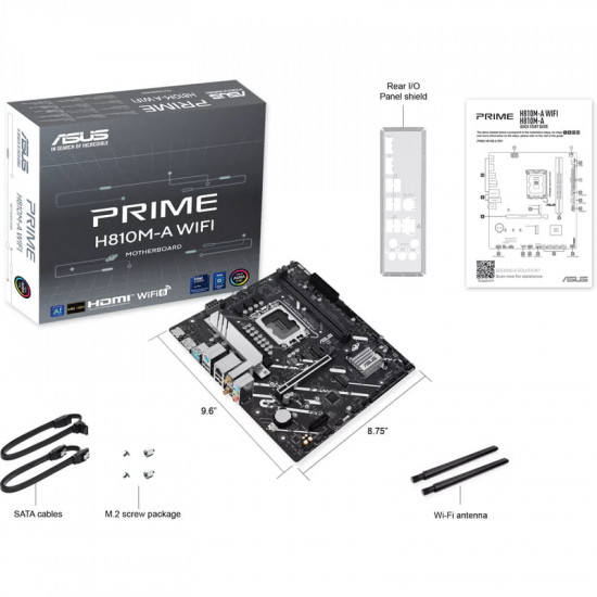 Материнська плата Asus Prime H810M-A WiFi Socket 1851