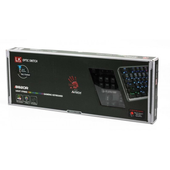 Клавіатура Bloody B820R Red SW Black