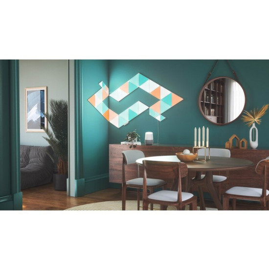 Додаткові панелі Nanoleaf Shapes Triangles Expansion Pack Apple HomeKit, 3 шт. (NL47-0001TW-3PK)