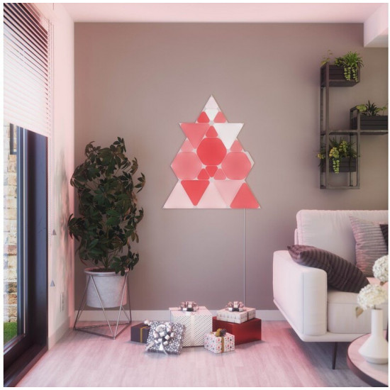 Додаткові панелі Nanoleaf Shapes Triangles Expansion Pack Apple HomeKit, 3 шт. (NL47-0001TW-3PK)