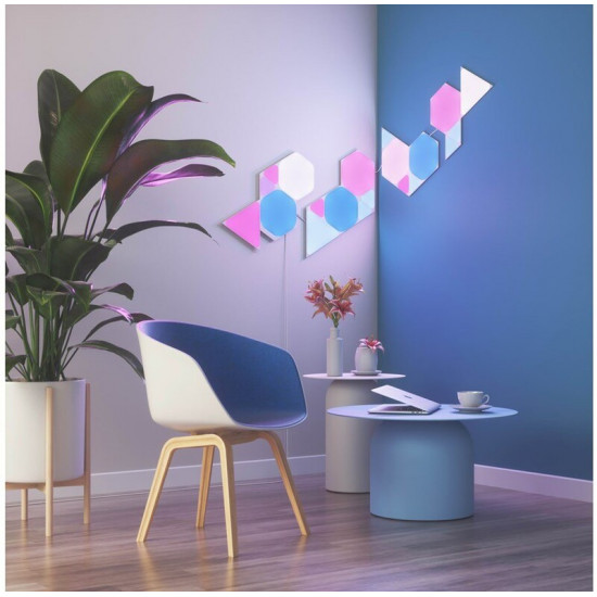 Додаткові панелі Nanoleaf Shapes Triangles Expansion Pack Apple HomeKit, 3 шт. (NL47-0001TW-3PK)