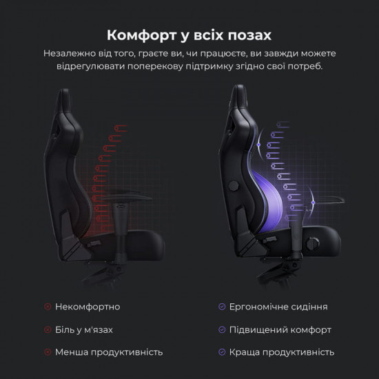 Крісло для геймерів Anda Seat Kaiser 4 Size L Grey (AD12YDDC-L-20-G-CF)