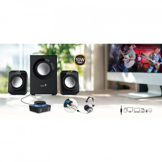 Акустична система Genius SW-2.1 300 II Black (31730053401)