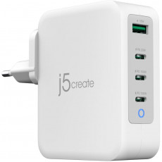 Мережевий зарядний пристрій J5create GaN USB-C 130W White (JUP43130E-EN)
