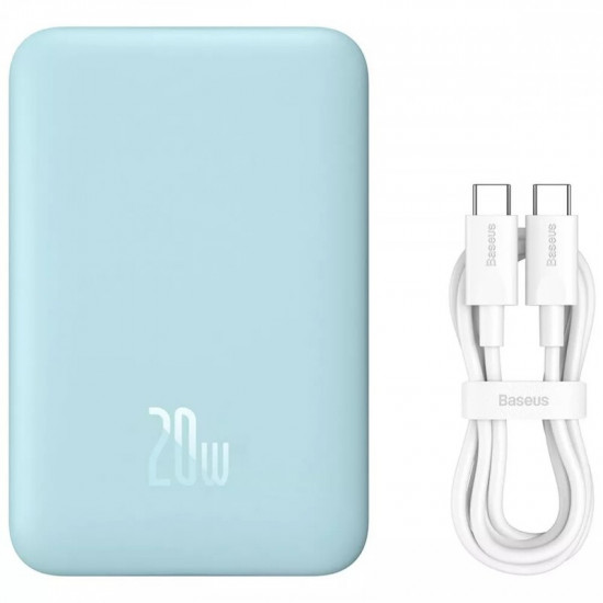 Універсальна мобільна батарея Baseus Magnetic Mini 10000mAh, 20W Blue (PPCX110103)