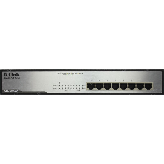 Комутатор D-Link DGS-1008MP