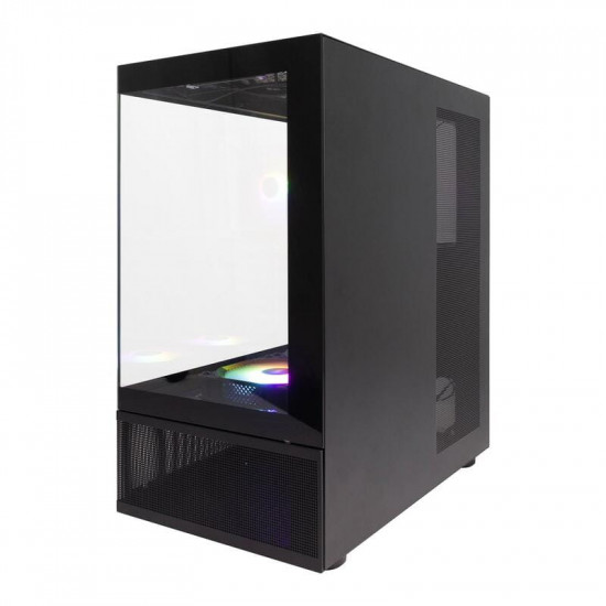 Корпус 1stPlayer Mi7-A-BK-2F7R-1F7 Black без БЖ