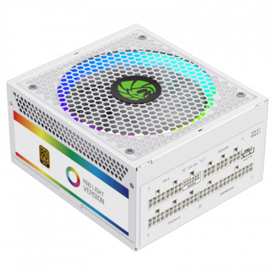 Блок живлення GameMax RGB 1050 Pro 1050W White (ATX3.1 PCIe5.1)