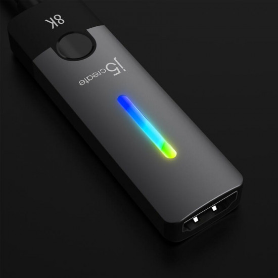 Адаптер J5create USB-C - HDMI (M/F), Space Grey (JCA157-N)