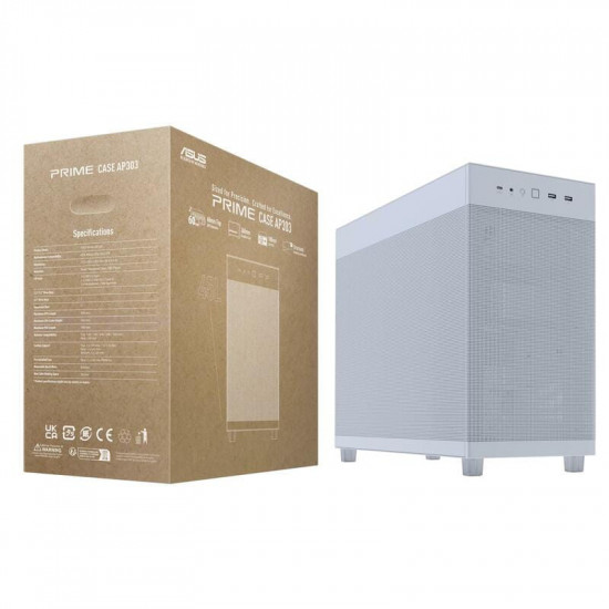 Корпус Asus Prime AP303 Mesh White (90DC00V3-B39000)