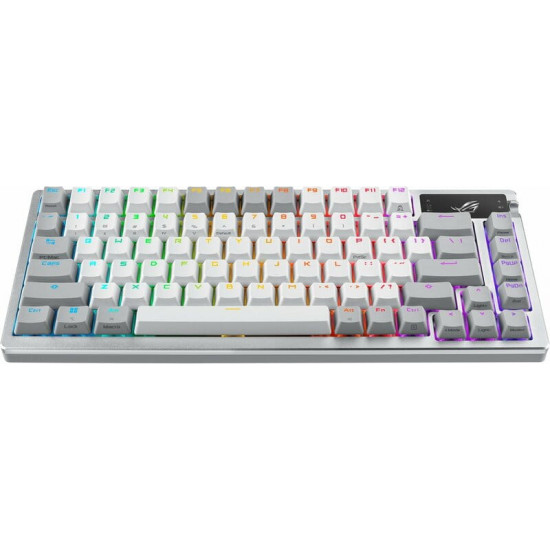 Клавіатура бездротова Asus ROG Azoth RGB WL BT White (90MP031A-BKUA11)