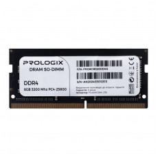 Модуль пам`ятi SO-DIMM DDR4 8GB/3200 Prologix (PRO8GB3200D4S)