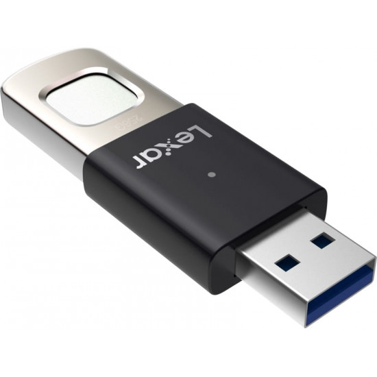 Флеш-накопичувач USB3.0 256GB Lexar Jump Drive Fingerprint F35 Pro Black (LJDF35P256G-RNBNG)