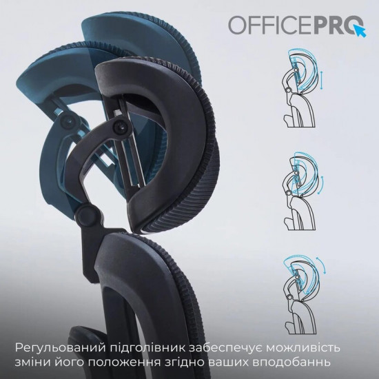 Крісло офісне Officepro OC680B Black