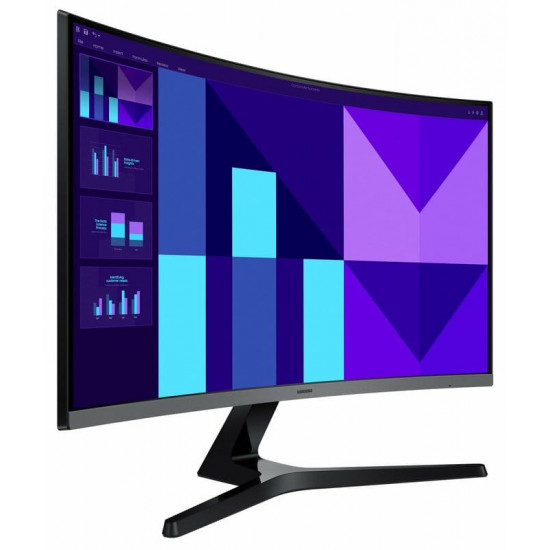 Монiтор Samsung 27" Essential S3 S27D390G (LS27D390GAIXUA) VA Black Curved 100Hz